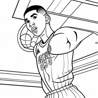 Pagina Para Colorear De Jayson Tatum Haciendo Un Mate 15821-13377