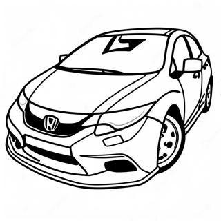 Pagina Para Colorear Del Honda Civic 15921-13446