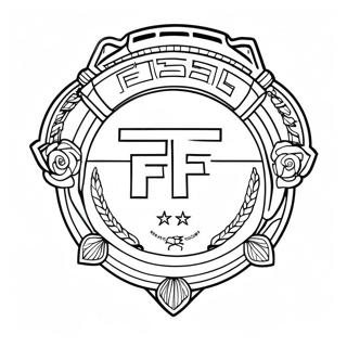 Pagina Para Colorear Del Logo De Ffa 16001-13511