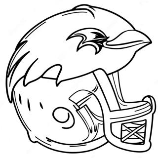 Pagina Para Colorear Del Logo De Los Baltimore Ravens 16171-13646