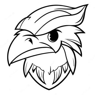 Pagina Para Colorear De La Mascota De Los Baltimore Ravens 16172-13652