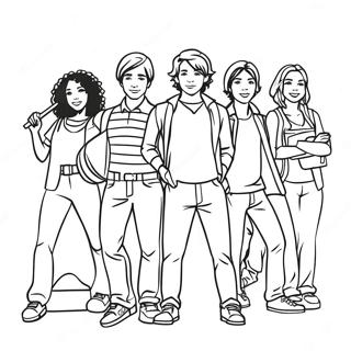 Pagina Para Colorear High School Musical 16321-13766