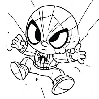 Pagina Para Colorear De Baby Spiderman 16382-13808