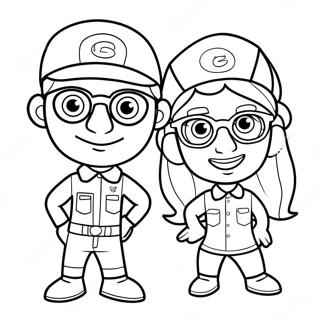 Pagina Para Colorear De Blippi Y Meekah 16402-13823