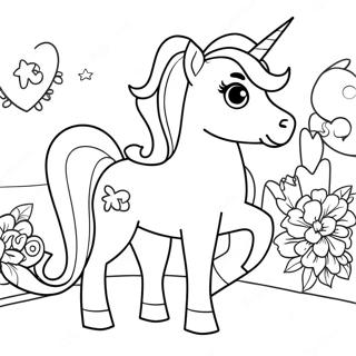 Pagina Para Colorear De Barbie Unicornio 16452-13862