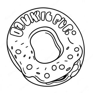 Dunkin Donas Páginas Para Colorear