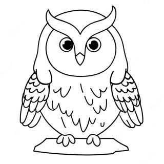 Hedwig Páginas Para Colorear