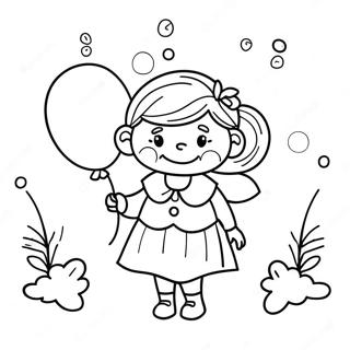 Pagina Para Colorear De Dulce Abuela Con Globos 16603-13987