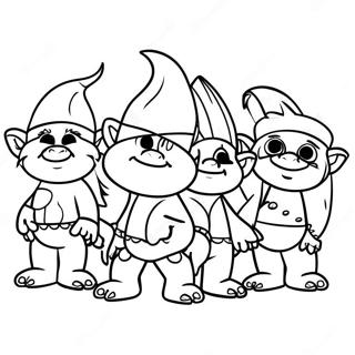 Pagina Para Colorear De Trolls Juntos Floyd 16702-14064