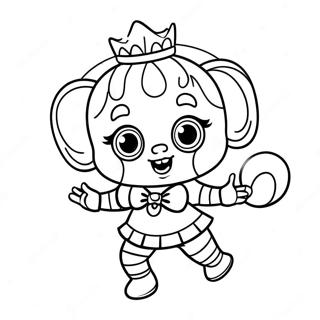 Pagina Para Colorear Circus Baby En Accion 16843-14188