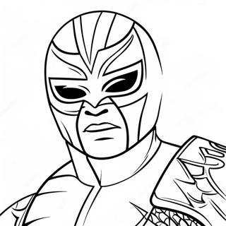 Pagina Para Colorear Rey Mysterio 16852-14192