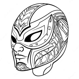 Pagina Para Colorear Mascara De Rey Mysterio 16853-14194