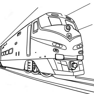 Pagina Para Colorear Del Colorido Viaje En Tren Amtrak 16933-14257