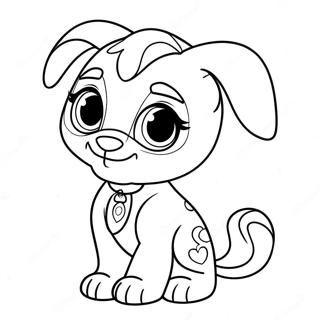 Pagina Para Colorear De Adorable Cachorro De Littlest Pet Shop 16973-14291