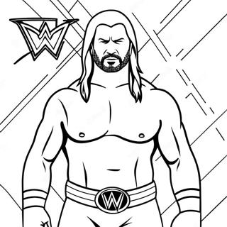 Pagina Para Colorear De Wwe 16982-14296