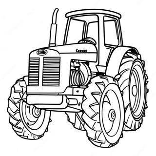 Pagina Para Colorear De Tractor Case 17003-14302