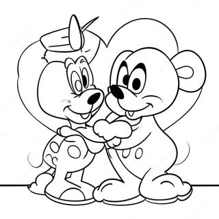 Pagina Para Colorear De Disney Para El Dia De San Valentin 17013-14310