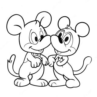 Pagina Para Colorear De Disney Para El Dia De San Valentin 17013-14312