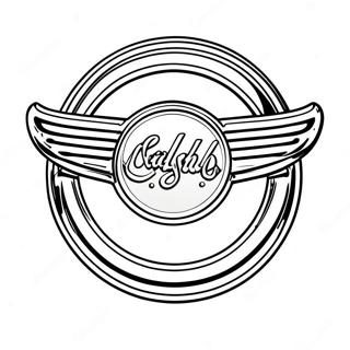 Pagina Para Colorear De Un Logo De Coche Clasico 17064-14353