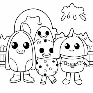 Pagina Para Colorear De Hey Duggee Con Amigos 17224-14482