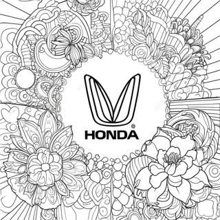 Pagina Para Colorear Del Logo De Honda 17374-14591