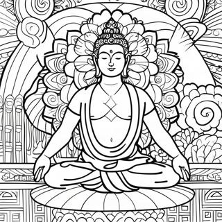 Pagina Para Colorear De Meditacion Consciente 17385-14602