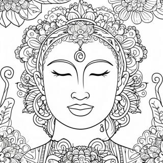 Pagina Para Colorear De Meditacion Consciente 17385-14603