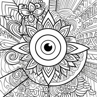 Pagina Para Colorear De Mandala De Ojo 17434-14639