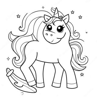 Unicornio De Halloween Páginas Para Colorear