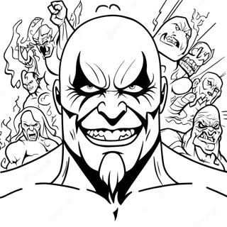 Pagina Para Colorear De Wwe The Fiend 17554-14735