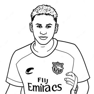 Pagina Para Colorear De Neymar Psg 17594-14767