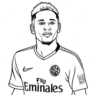 Pagina Para Colorear De Neymar Psg 17594-14768