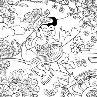 Pagina Para Colorear De Simbolos Culturales Aapi 17685-14832