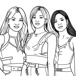 Pagina Para Colorear De Blackpink 1771-1414