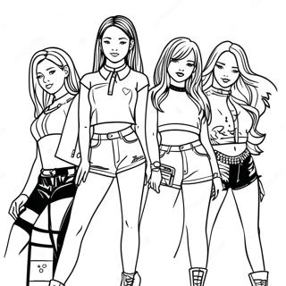 Pagina Para Colorear De Blackpink 1771-1415