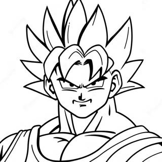 Pagina Para Colorear De Vegito En Forma De Super Saiyan 17786-14913