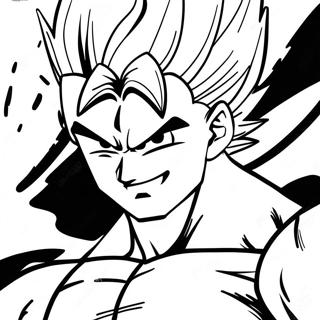 Pagina Para Colorear De Vegito En Forma De Super Saiyan 17786-14915