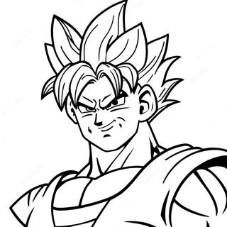 Vegito Páginas para Colorear