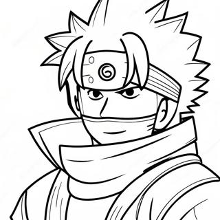 Kakashi Páginas Para Colorear