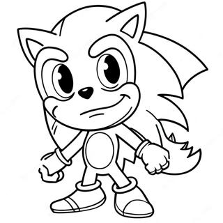 Pagina Para Colorear De Sonic El Hombre Lobo 17865-14974