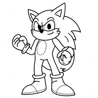 Pagina Para Colorear De Sonic El Hombre Lobo 17865-14976