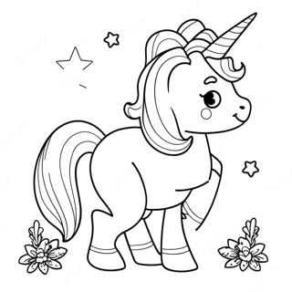 Conejo Unicornio Páginas Para Colorear