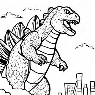 Pagina Para Colorear De Godzilla Minus One 18015-15094