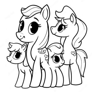 Pagina Para Colorear De Apple Jack Con Amigos 18076-15146