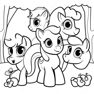 Pagina Para Colorear De Apple Jack Con Amigos 18076-15148