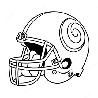 Pagina Para Colorear Del Logo De Los La Rams 18105-15168