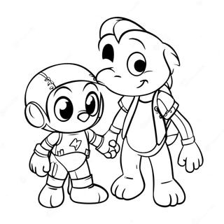 Pagina Para Colorear De Mikey Y Jj 18125-15183