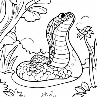 Pagina Para Colorear De La Serpiente En El Jardin Del Eden 18186-15233