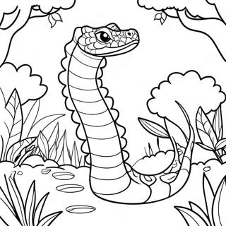 Pagina Para Colorear De La Serpiente En El Jardin Del Eden 18186-15234