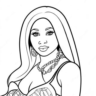 Pagina Para Colorear De Nicki Minaj 18255-15295